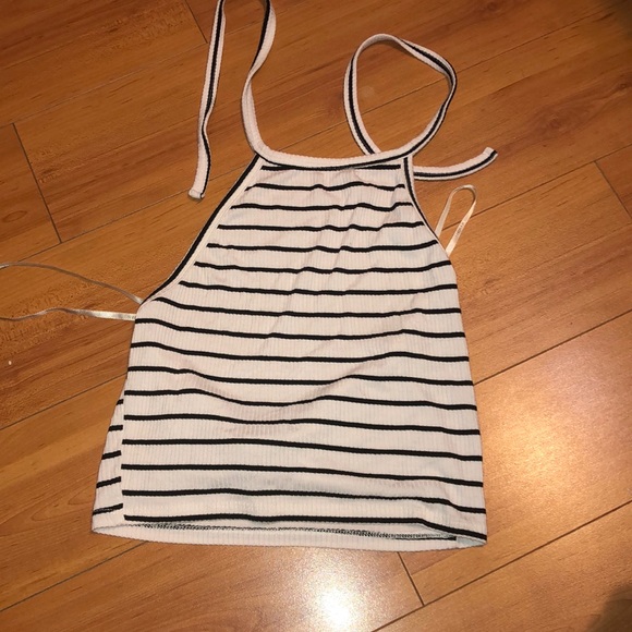 Forever 21 Tops - Striped halter top